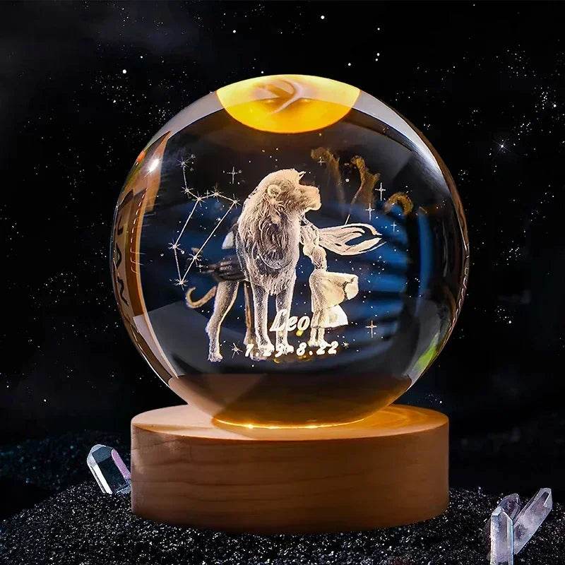 3D Crystal Ball Glass Decoration