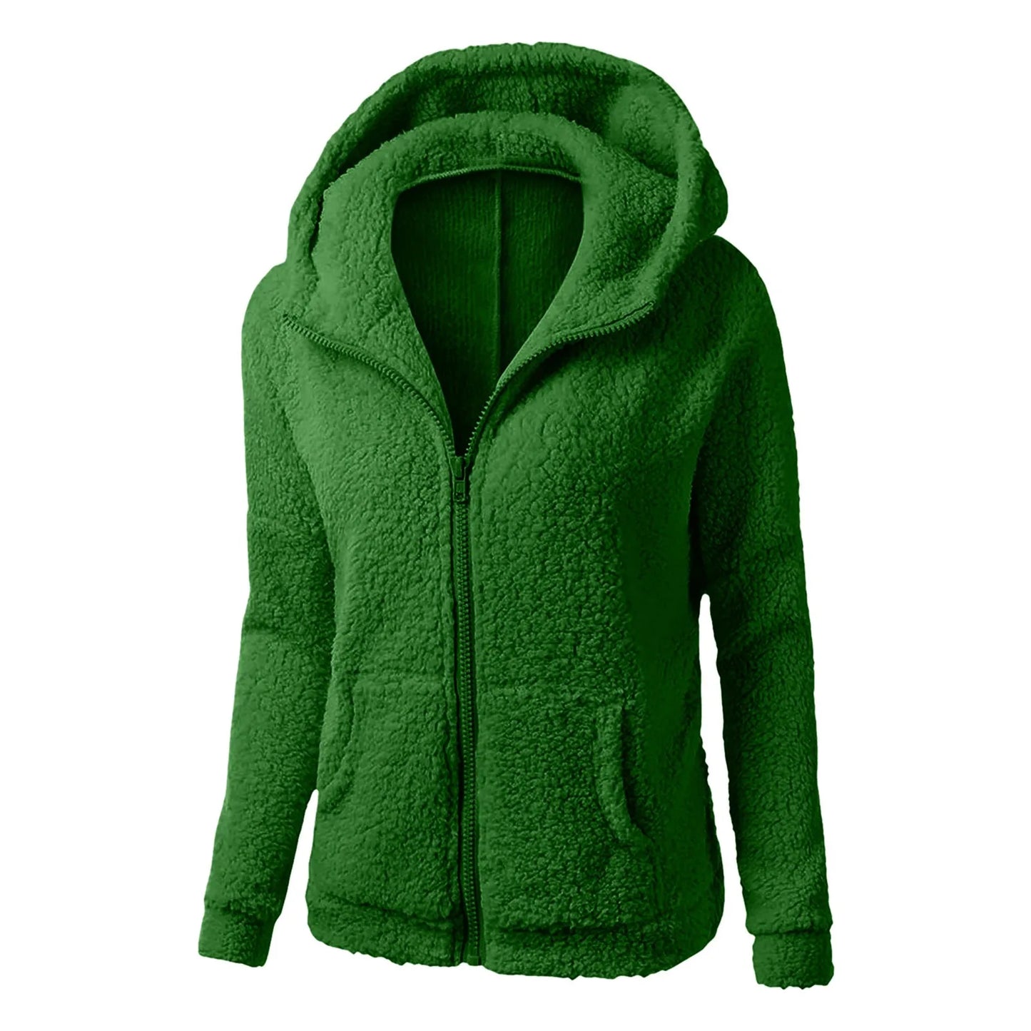 Plush Jacket Women Zip Up Hoodies Lightweight Fleece Lined Fall Winter Coats Comfy Warm Jackets Trendy Rain Jacket Coats