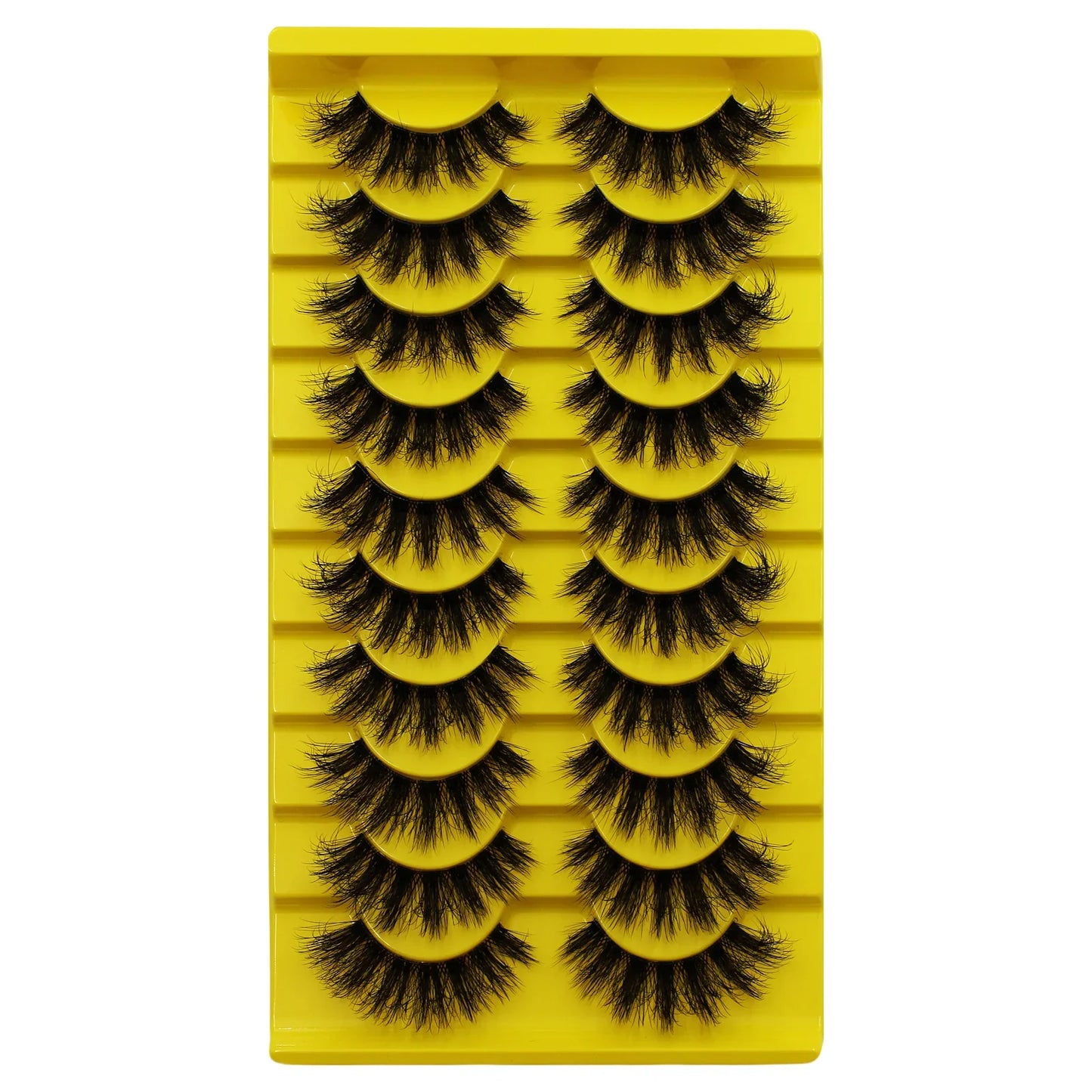 10 Pairs False Fluffy Russian Strip Lashes 3D Fake Lashes