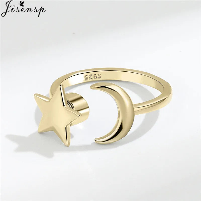 Luxury Fashion Fidget Spinner Ring Anxiety for Women Multiple Crystal Planet Butterfly Finger Rings Anti Stress Wedding Jewerly