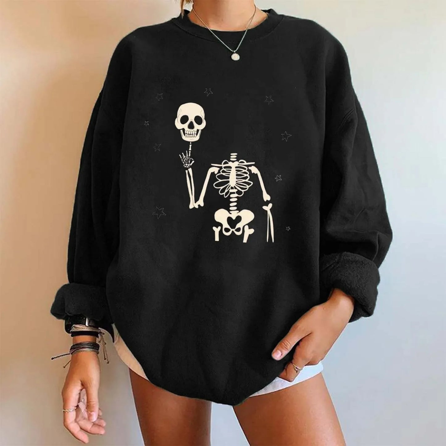Oversized Sweatshirt For Women Fleece Long Sleeve Crewneck Casual Pullover Top Fall 2024 Trendy Clothes Light Hoodies Women