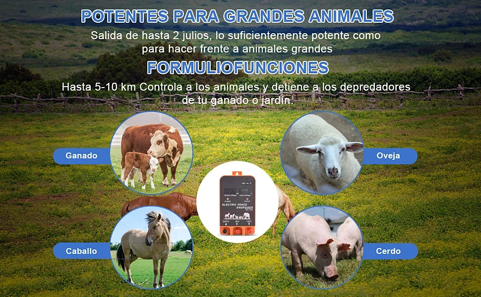 110/220V Electric Fence Energiser for Farm Animal Supplies Electronic Fence Host Electric Fence To Protact Cattle Sheep Horse