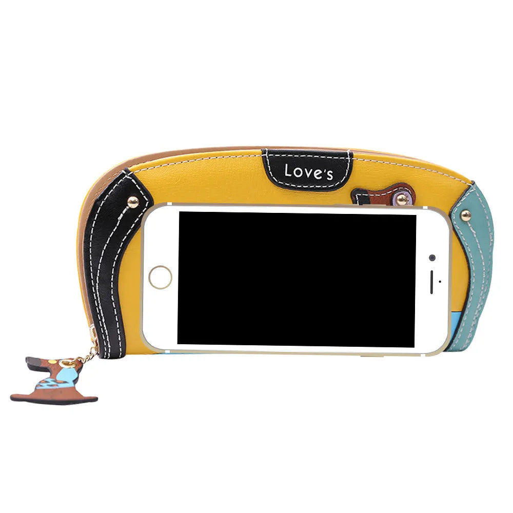 Cartoon Dog Kawaii Coin Purses Women Purse Bag Handbag Designer Wallets Famous Brand Women Wallet Zipper Hasp кошелек женский