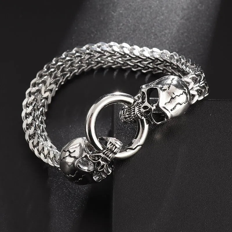 Women's Vintage Skull Beaded Skull Bracelets Men\\\\\\'s Bracelets Gothic Jewelry Accessories Gifts