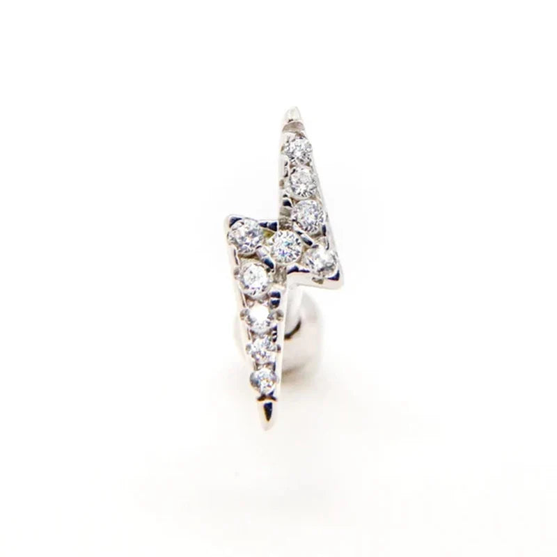 925 Sterling Silver Fine Jewelry Anti-allergic Ear Buckle Moon Stud Earring For Woman Wedding Anniversary Piercing Pendientes