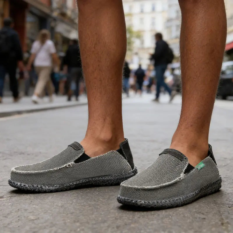 Men’s Loafers Slip-Resistant Casual Footwear Designed for Urban Lifestyle  Lace-Free Design for Comfortable Barefoot Wear