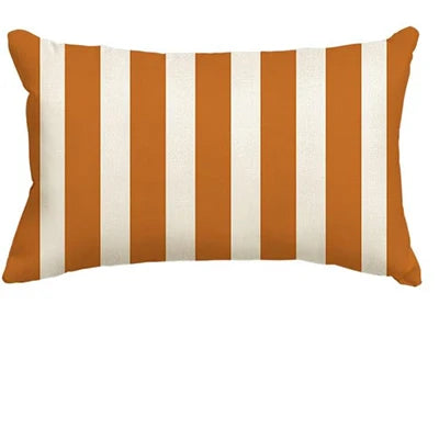 Autumn pumpkin thanks pillow pillowcase, 30X50cm Thanksgiving stripe decorative sofa sand cushion cover