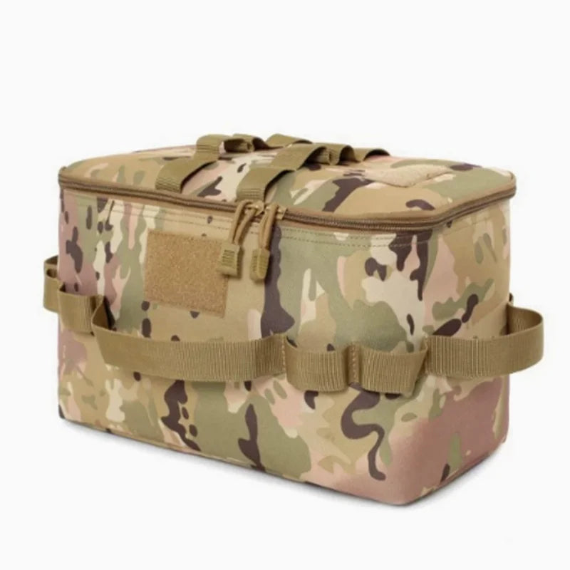 Outdoor Tactical Camping Picnic Foldable Portable Tool Storage Bag Camping Fishing Gear Organizer Bag