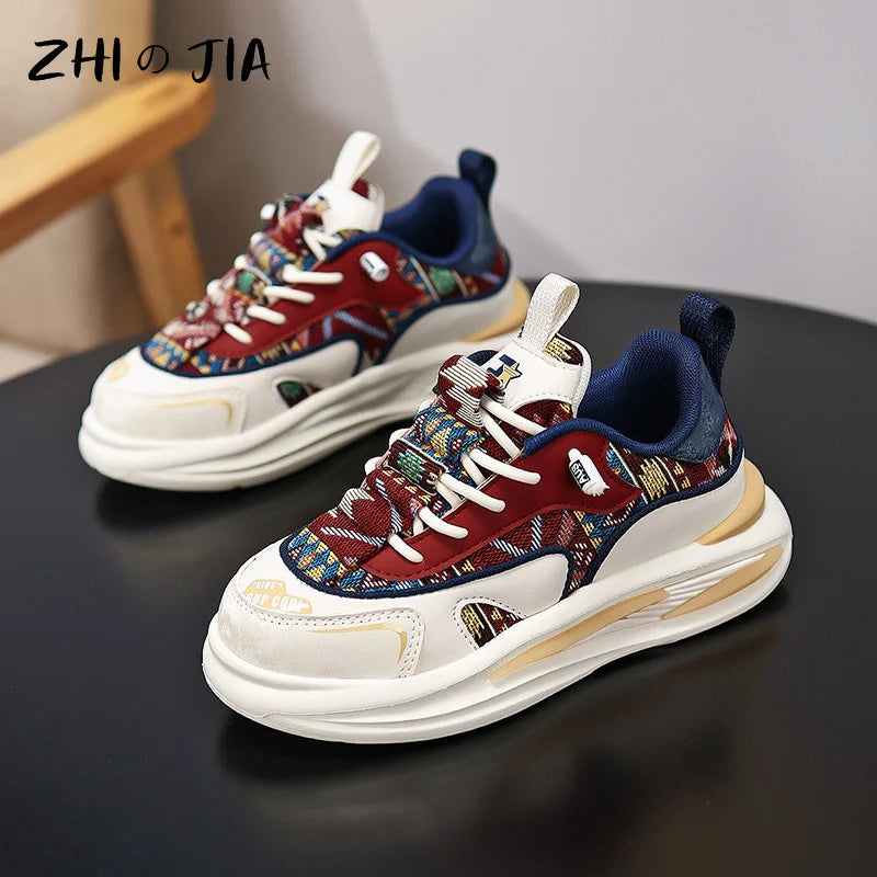 New Children's Sports Shoes Spring and Autumn Fashion Trend Casual Shoes Boys and Girls Mesh Breathable Outdoor Running Shoes