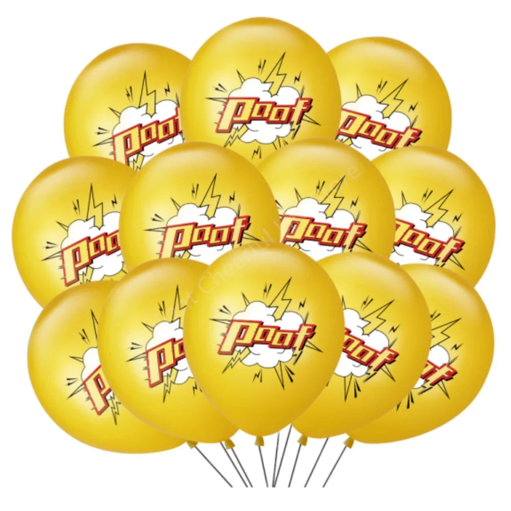 12 Inch Marvel Superhero Latex Balloon Set Avengers Spiderman Hulk  Boys Birthday Party Baby Shower Party Decorations Kid Toys