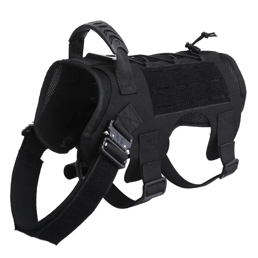Military Large Dog Harness Pet German Shepherd K9 Malinois Training Vest Tactical Dog Harness And Leash Set For Dogs Accessories