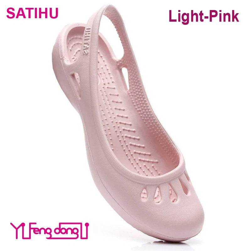 Ultra-light Women's Clogs: Breathable Soft Elastic Waterproof Non-slip Easy To Clean Versatile And Stylish For Commuting Work