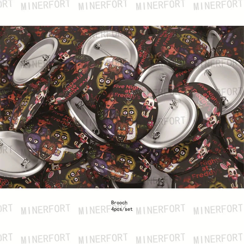 FNAF Five Nights Freddyed Birthday Party Decorations Disposable Tableware Cup Plate Party Supplies