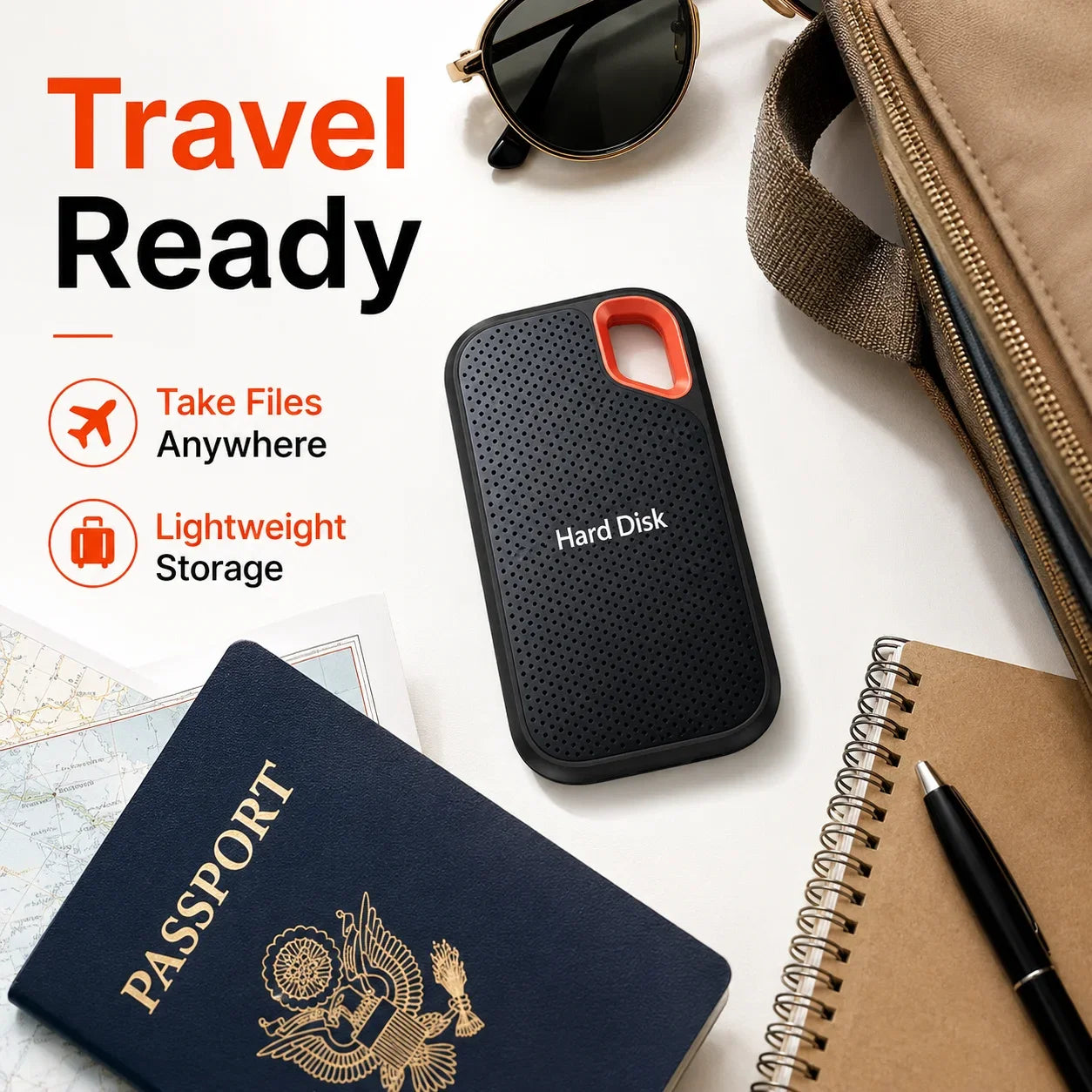 External Solid State Drive 1TB 2TB High Speed Transfer External Hard Drive Portable SSD Multi System Compatible For Windows MAC