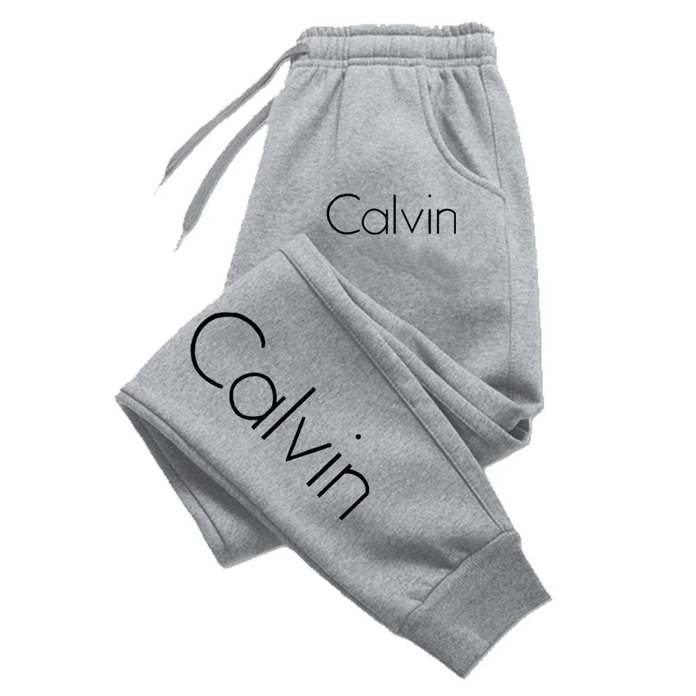 Casual Printed Sports Running Trousers Men Women  Long Pants