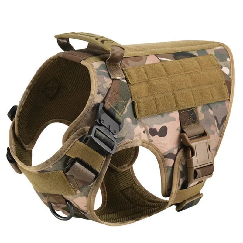 Tactical Vest Pet German Shepherd Golden Retriever Tactical Training Dog Harness and Leash Set For All Breeds Dogs