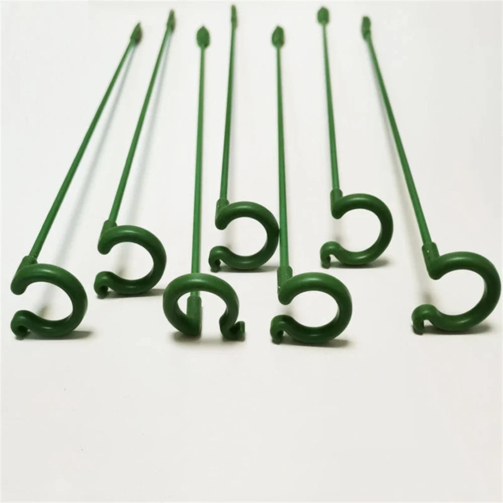 100pcs Plant Support Stakes Garden Floral Flower Support Single Stem Support Stake