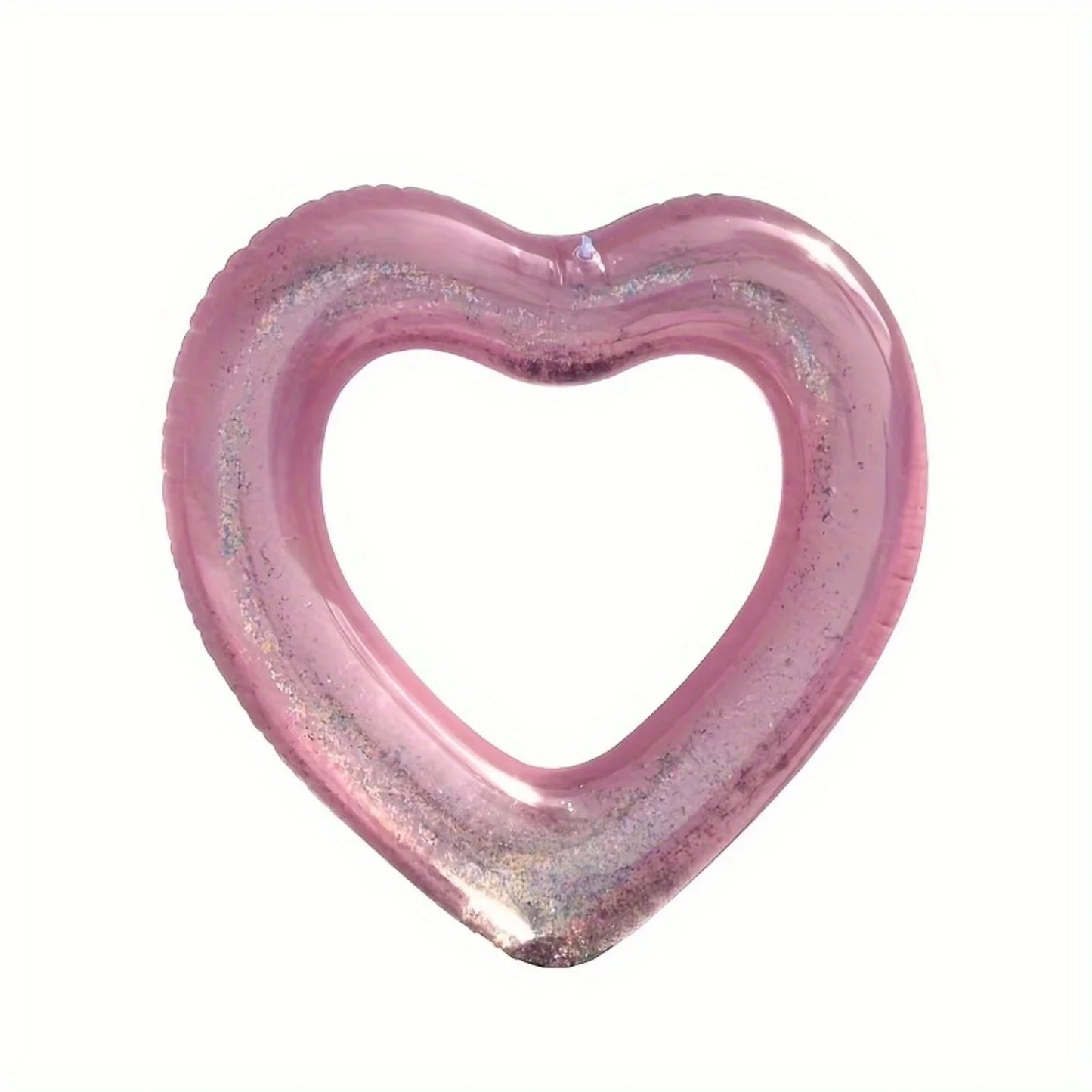 Inflatable Heart Pool Float, Sweet Love Swim Rings Float Loungers Tube For Summer Water Fun Beach Party Toys