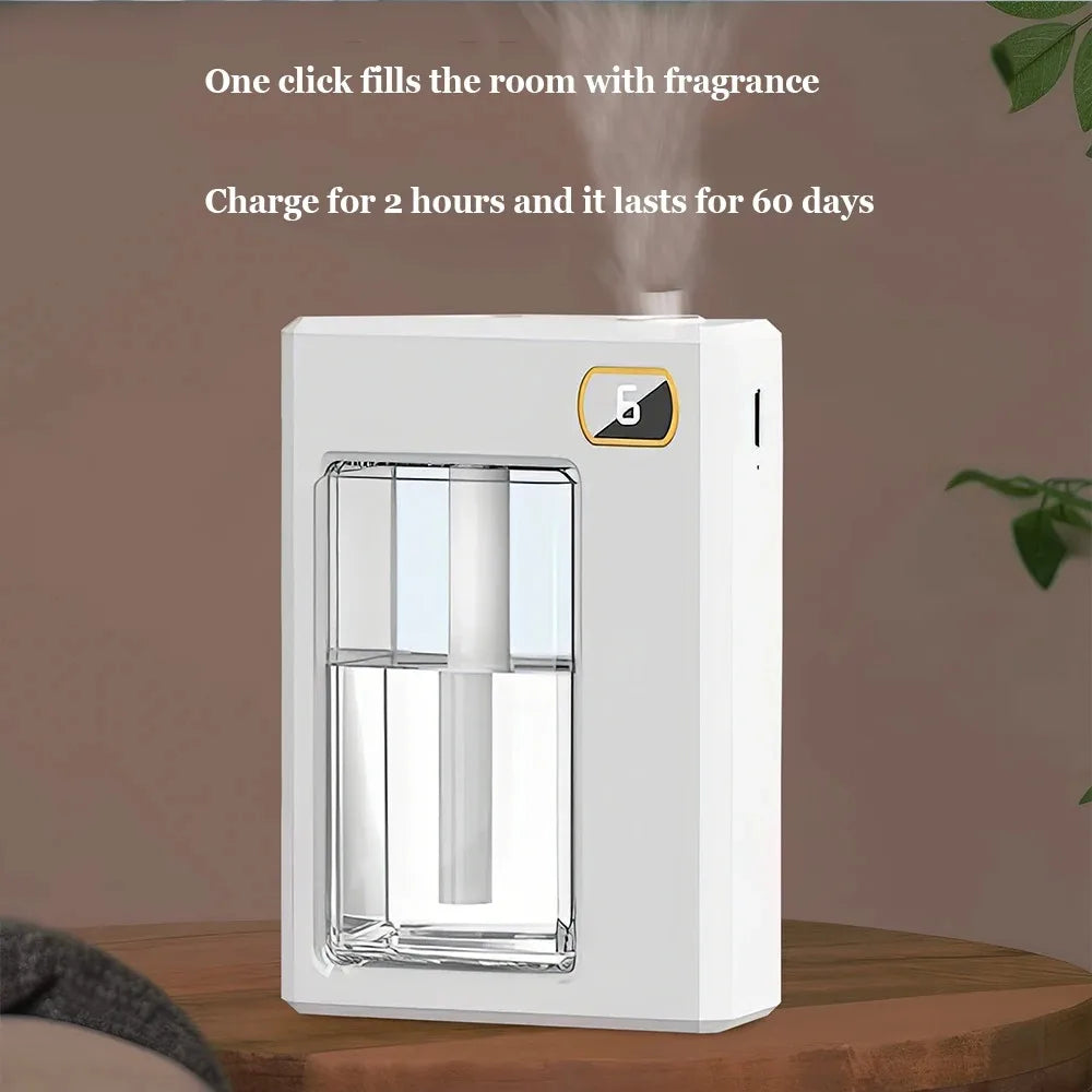 Aromatherapy Machine Air Freshener Six Adjustable Levels Long Battery Life Lasting Spreading Wider for Home Office Odor Removing