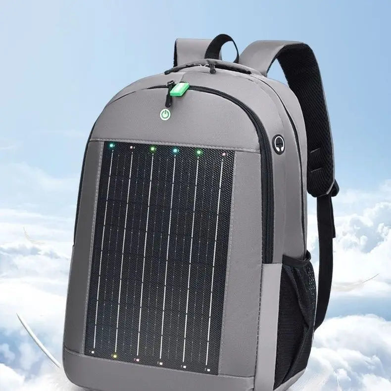 Solar Backpack Outdoor Charging Travel Travel Photovoltaic Backpack Led Lights Backpack Large Capacity Men And Women School Bags