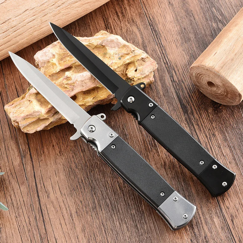 Outdoor Portable Folding Knife Stainless Steel High Hardness Multi-purpose Pocket Knife for Camping Hiking Survival EDC Tool