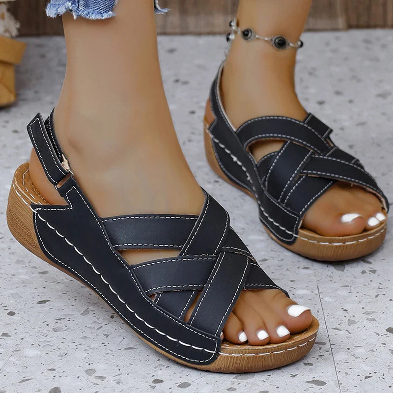 Sandals Women Shoes Summer Open Toe Women's Sandals Beach Women's Shoes Wedge Shoes Woman Non-Slip Sandal Women Female Footwear