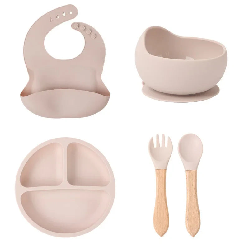 EtherealBe Children's Silicone Tableware Set - 8 Pieces