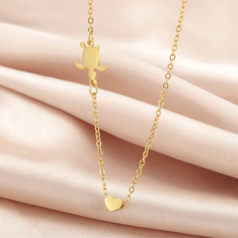 EtherealBe Sea Turtle Pendant Necklace for Women