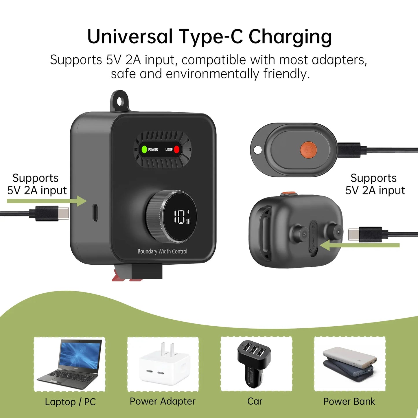 New Pet Electric Fence Collar Electronic Pet Containment System In-Ground Wired Fence Waterproof Rechargeable Dog Shock Collars
