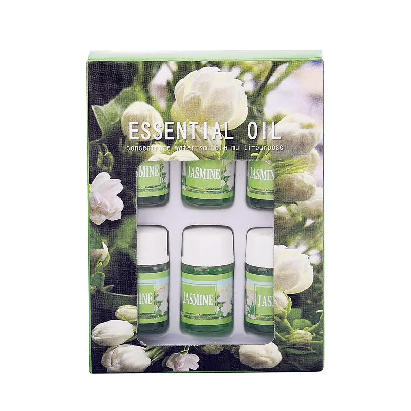 6pcs 3ml Essential Oil For Home Car Humidifier Diffuser Aromatherapy Oils 6 Kind 3ml Natural Fragrance Spa Perfumed Solution