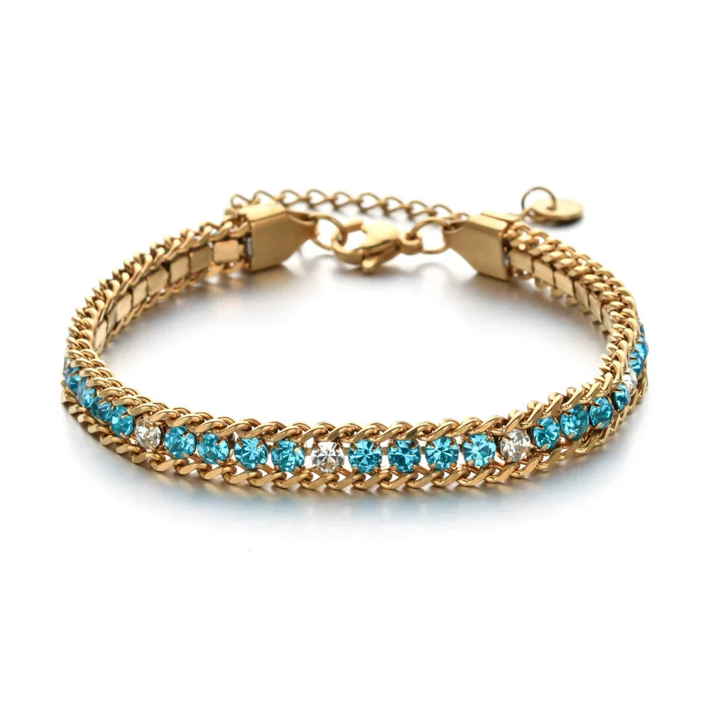 Crystal Cubic Zirconia Bracelet
