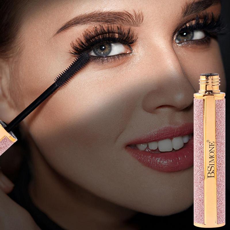 Black Mascara Lash Extending Effect Mascara Long-Lasting Water-Resistant Formula Mascara With Straight-Shaped Brush For Length