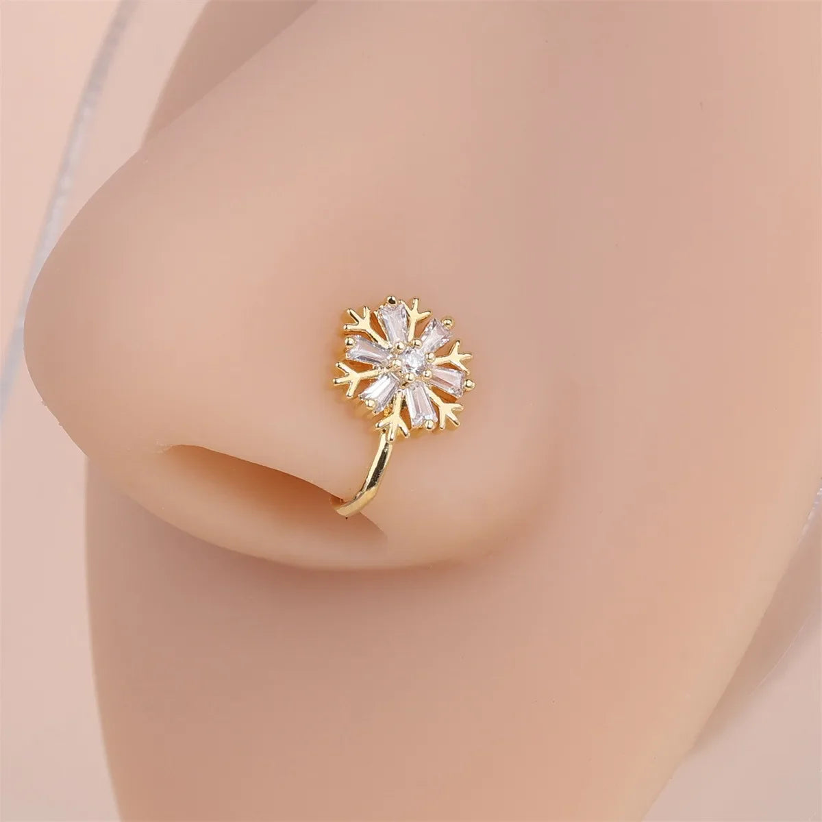 Nine Pieces Of Piercing-Free nose Rings, U-Shaped Nose Clips