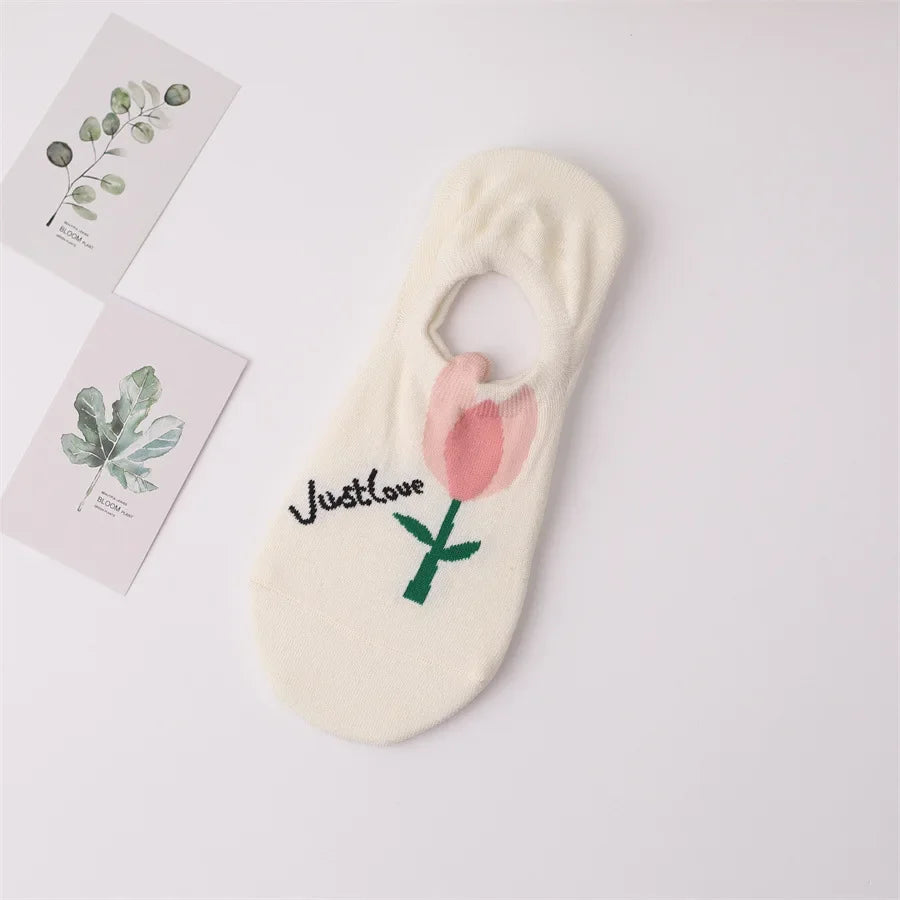 New Women Socks Korean Style Flower Trend Casual Cotton Socks Girls Frilly Ruffle Cute Sweet Breathable Kawaii Crew Socks Girls