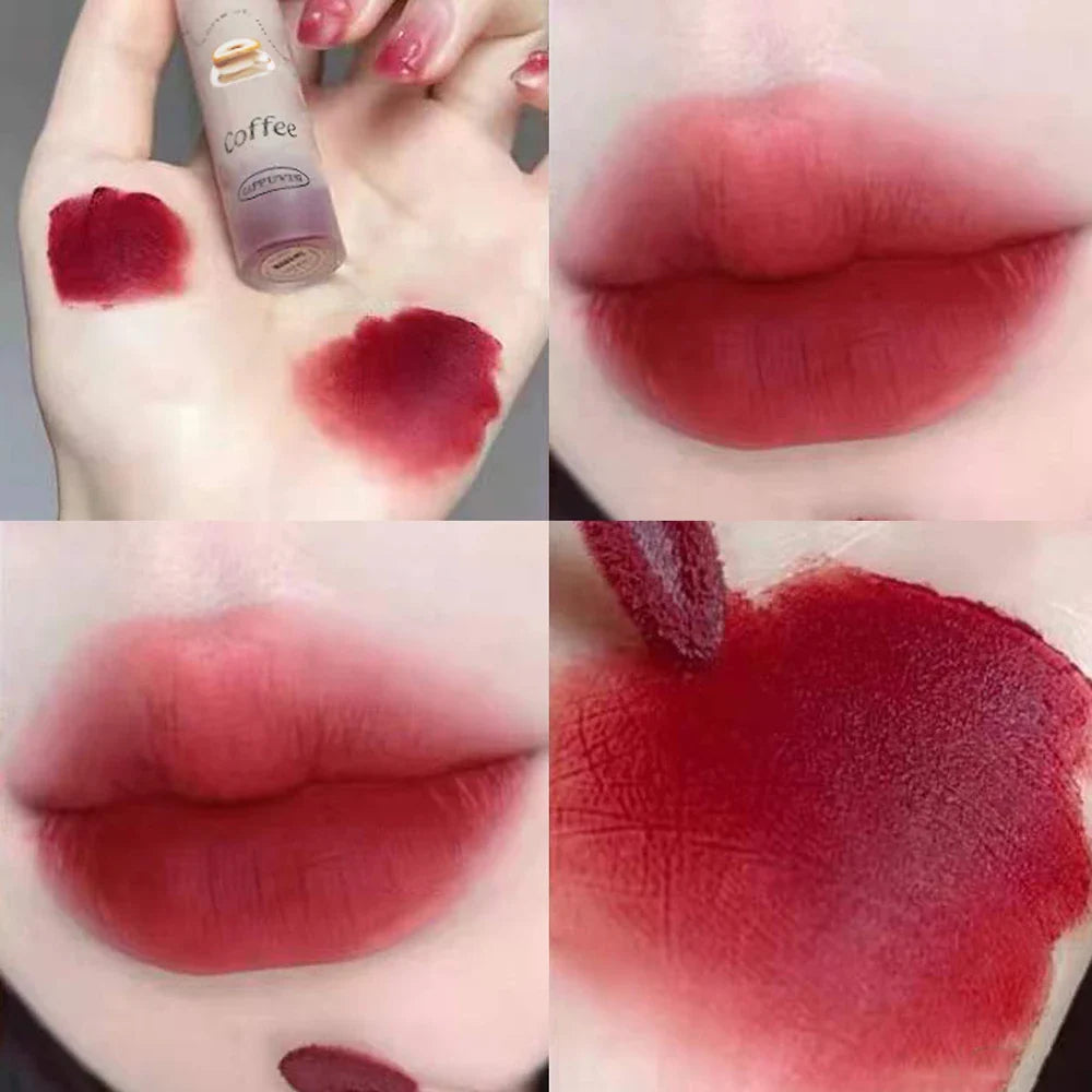 Lightweight Matte Finish Lip Stain Charm Lasting Non-fading Lip Makeup Mini Lipstick for Women