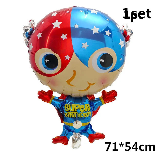 Super Hero Spiderman Foil Balloon Birthday Theme Party Decoration Baby Shower Inflatable Toy Air Globos Supplies
