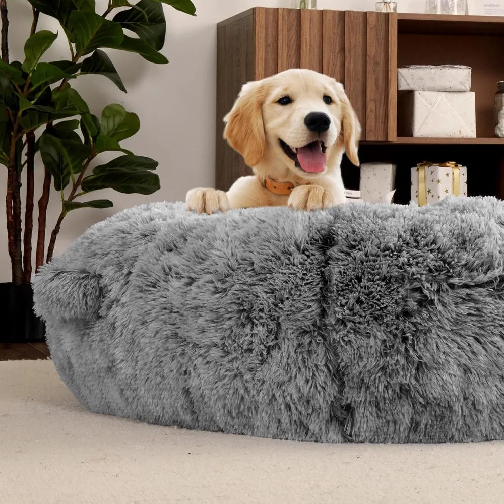 Human Sized Dog Bed for Adult People,71"x43.3"x10" Large Dog Bed for Men and Women, Washable Giant Dog Bed for Pets and Kids,Ant