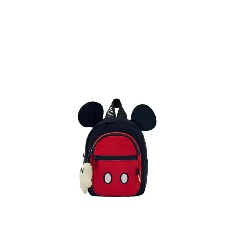 Disney Cartoon Mickey New Children's School Bag Girls Backpack Mickey Mouse Little Hand Pendant Fashion School Bag