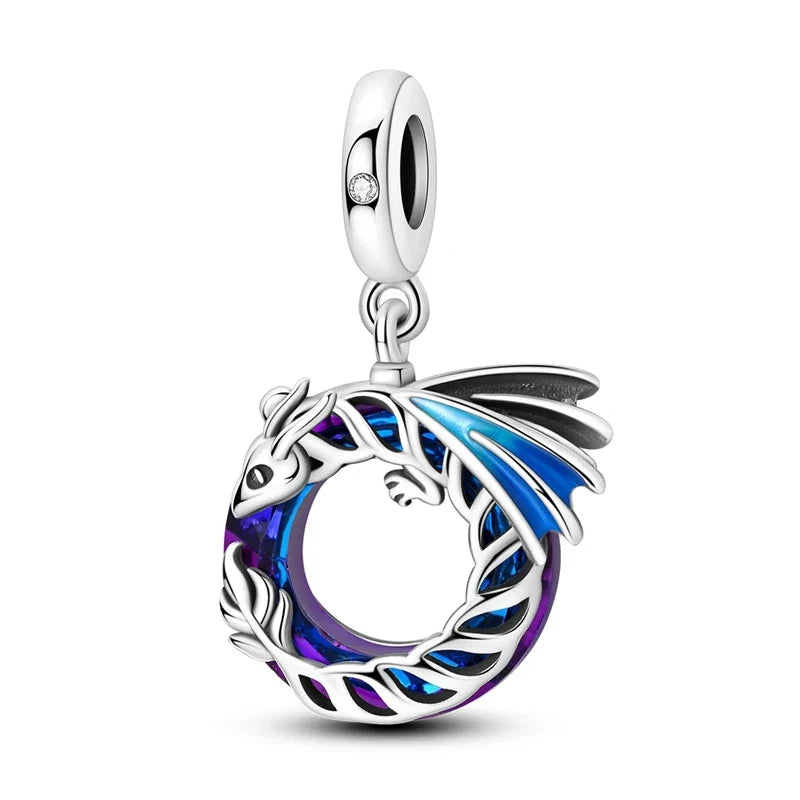 925 Sterling Silver Can Be Opened Pandant Easter Egg Charms Beads Fit