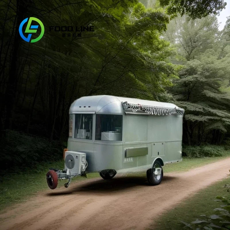 Customized Compact Off-Road Camping Camper Trailer Small RV Travel Caravan For Outdoor Self-Driving Camping Adventure