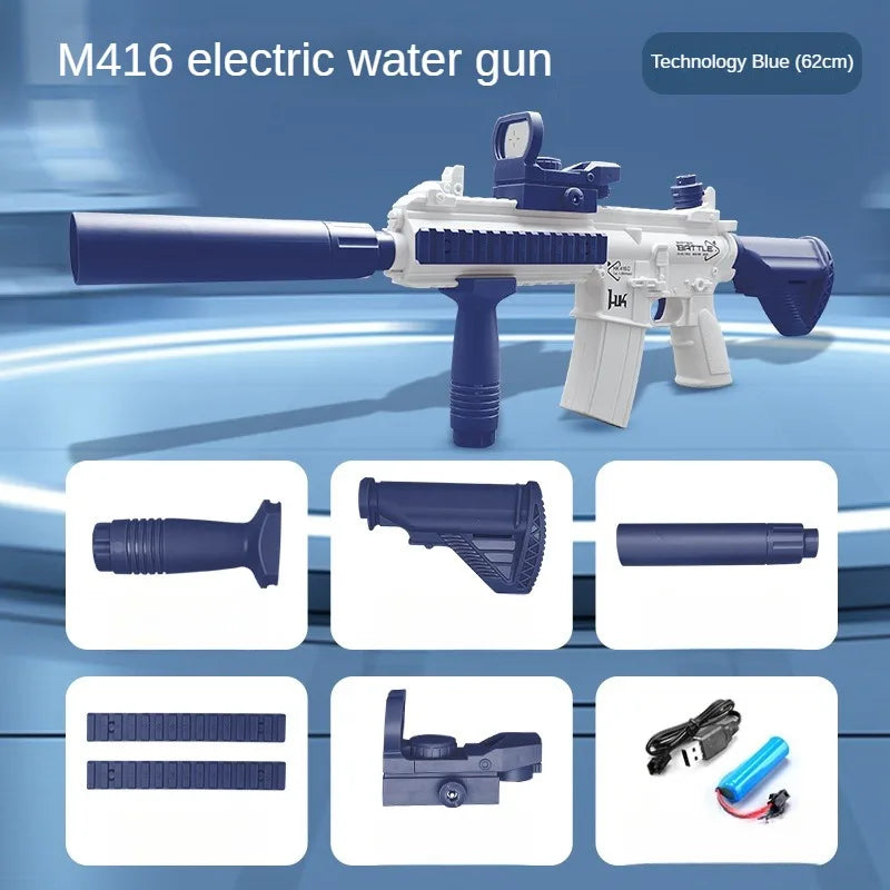 Kids Electric Water Gun Pistol Shooting Toy Summer Beach Outdoor Shoot Fun Toys for Children Boys Girls Adults