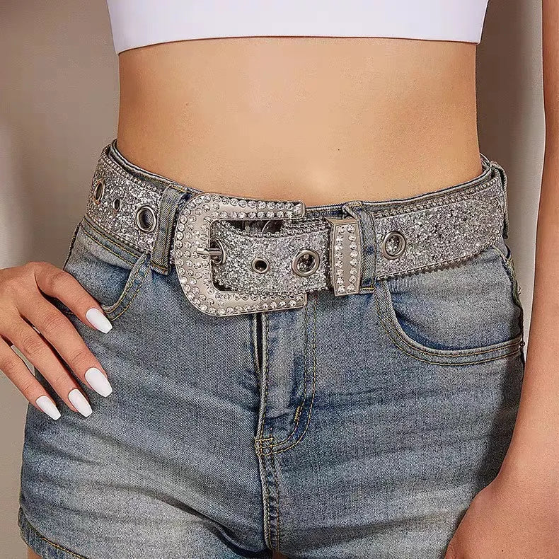 EtherealBe Gothic Rhinestone Belt for Women