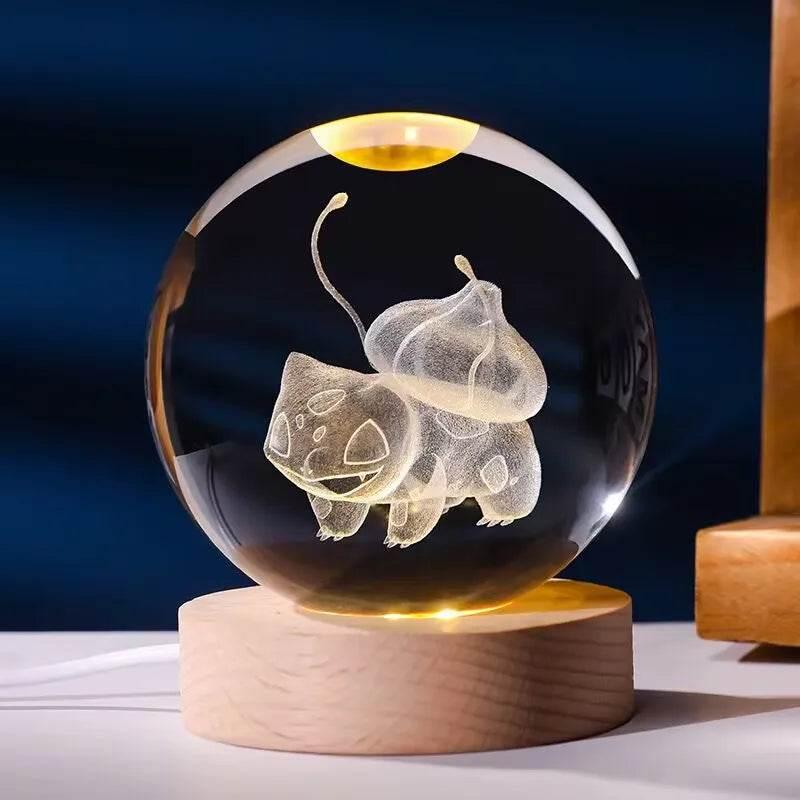Decorative Crystal Ball 3D Figures Night Light