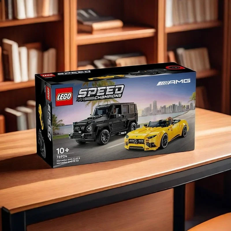 76924  LEGO Speed Champions Mercedes-AMG G 63 & Mercedes-AMG SL 63 F1 Toy Car, Convertible Toy Car Gift for Boys and Girls