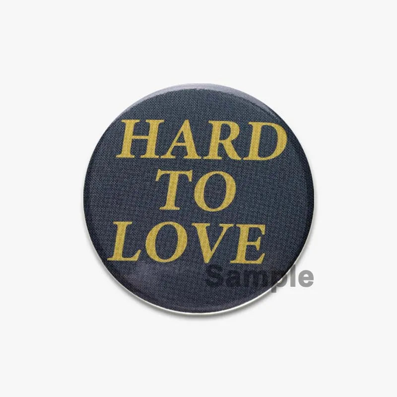 32/44/58mm Creative Round Animal Letter Pins Cartoon Character Funny
