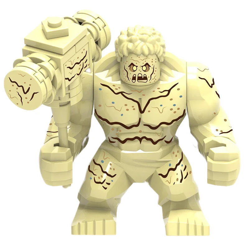 Building Blocks Marvel Transformation Figures Big Goblin Spiderman Iron Man Venom Captain Hawk Deadpool Technic Armor Gift Toys
