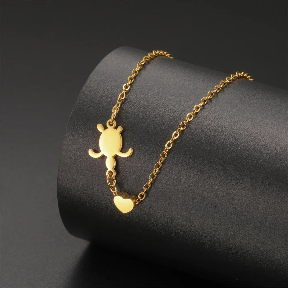 EtherealBe Sea Turtle Pendant Necklace for Women