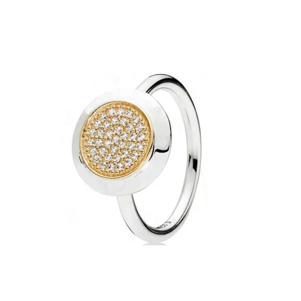 Gold Color Sun Heart Bow Size 6 7 8 9 Ring Rings for Trenday Women