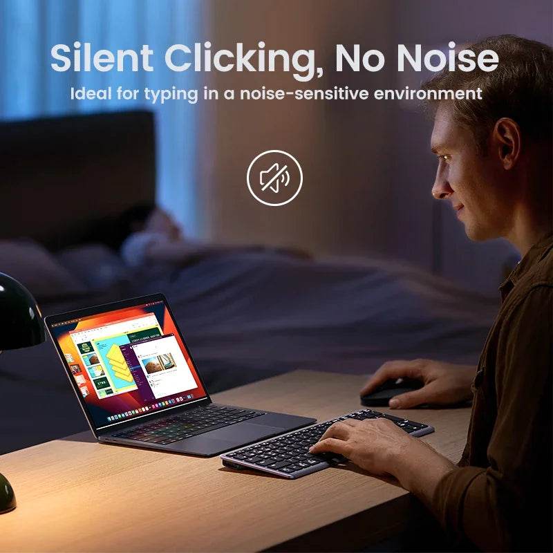 New Bluetooth 5.0 Wireless Keyboard Mouse Set 2.4G English 102 Keycaps For MacBook iPad Tablet Rechargeable Mice Keyboard Laptop