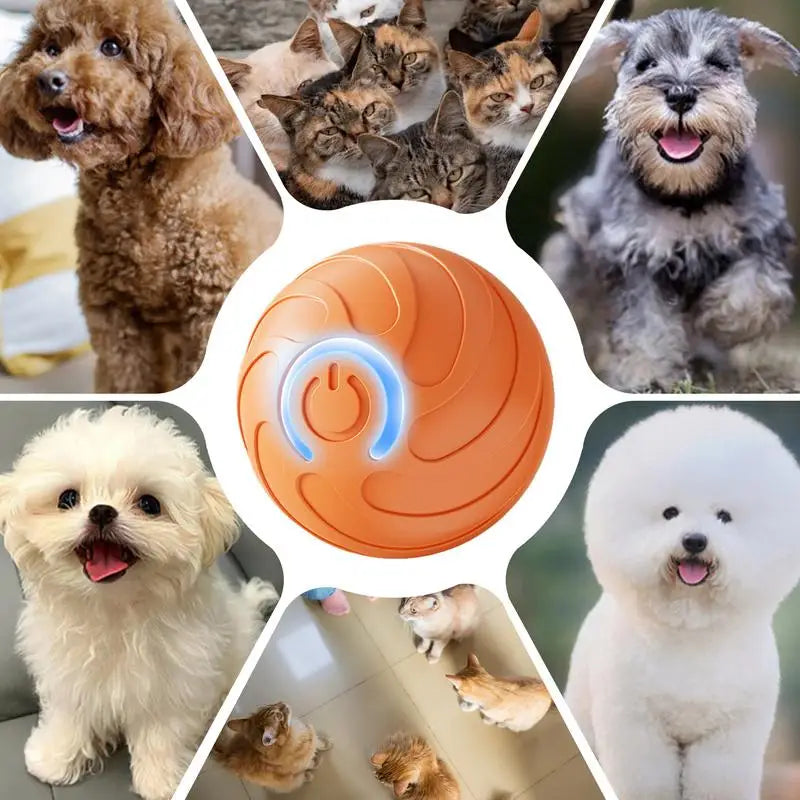 Smart Dog Toy Ball Electronic Interactive Pet Toy Moving Ball USB charging Moving for Puppy Birthday Gift Cat Products